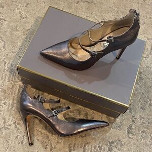 Louise et Cie Metallic Heels